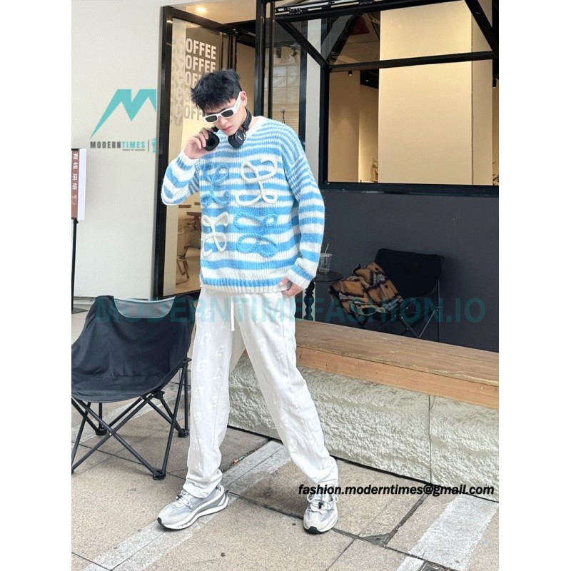 Loewe - 23FW Inlaid Striped Sweater