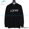 Loewe - 23FW Embroidered Logo Crewneck Sweater