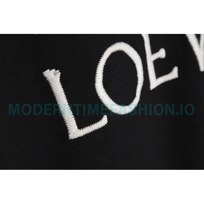 Loewe - 23FW Embroidered Logo Crewneck Sweater