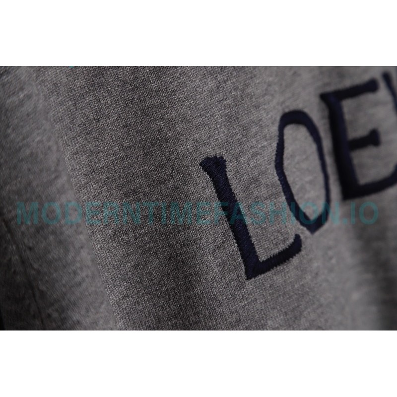 Loewe - 23FW Embroidered Logo Crewneck Sweater