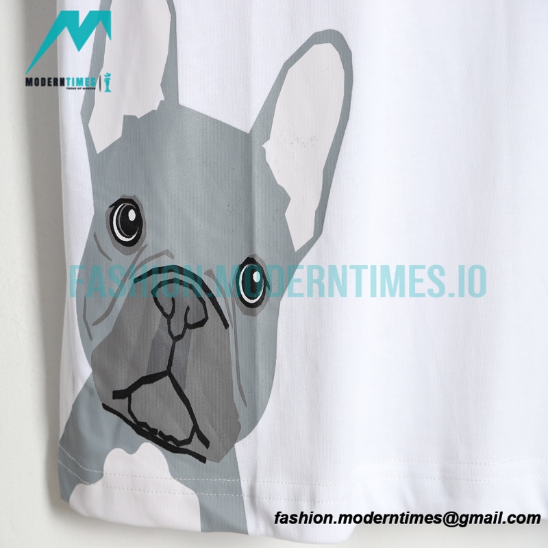Loewe - Cartoon Dog Head Letter Short Sleeve