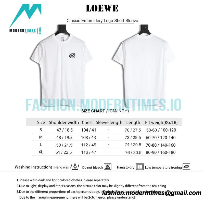 Loewe - Classic Embroidery Logo Short Sleeve