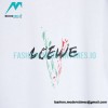 Loewe - 23ss Sketch Logo Splash-ink Printed Short-sleeved T-shirt