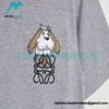  Loewe - Moving Castle 23ss Animal Cartoon Logo Embroidered Short Sleeve