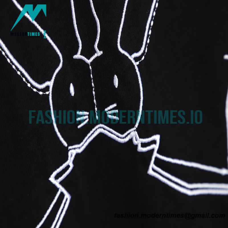 Loewe - Line Rabbit Embroidery Short Sleeve