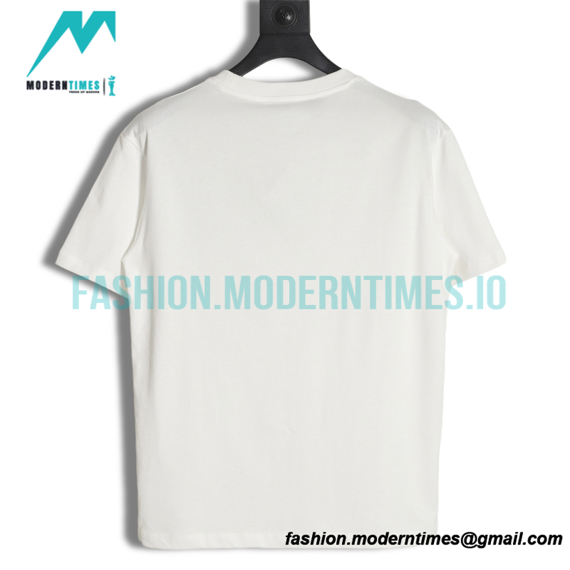  Loewe - Moving Castle 23ss Animal Cartoon Logo Embroidered Short Sleeve
