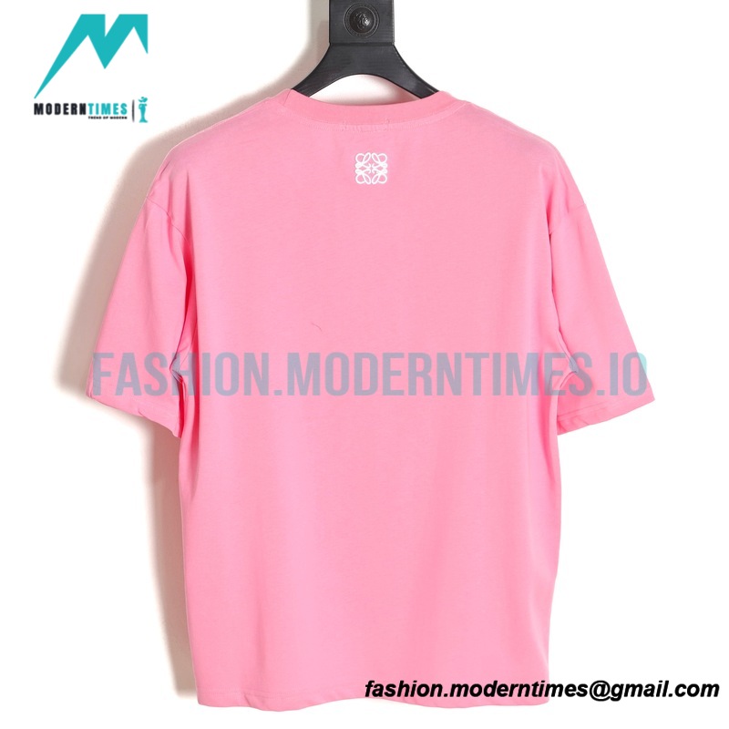 Loewe - Line Rabbit Embroidery Short Sleeve