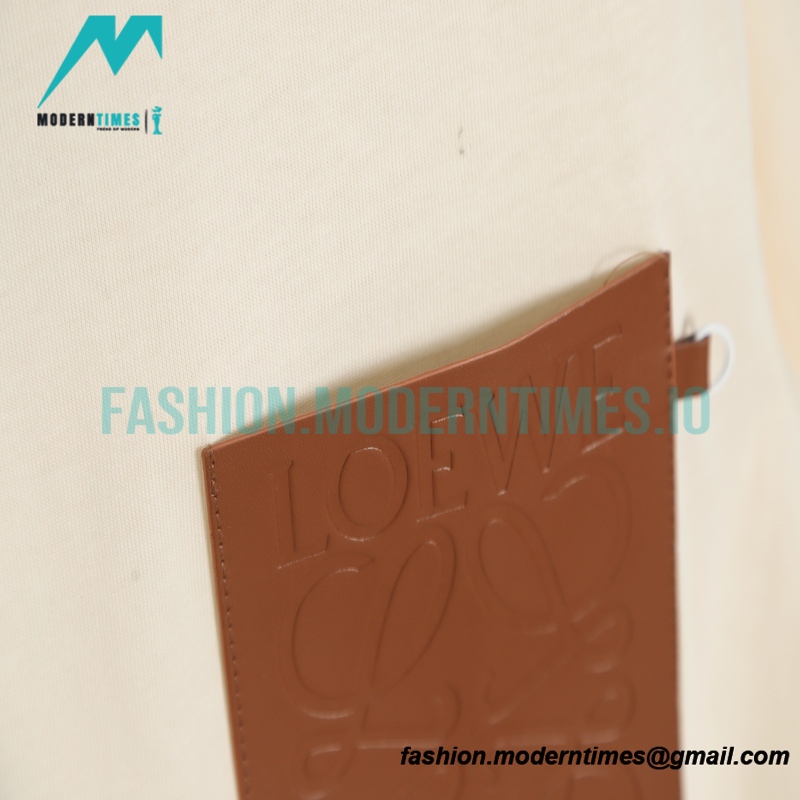 Loewe - 22SS Four-leaf Clover Pocket Short-sleeved T-shirt