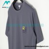 Loewe - 23SS Color Contrast Embroidered Logo Round Neck Short-sleeved T-shirt