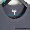 Loewe - 23SS Color Contrast Embroidered Logo Round Neck Short-sleeved T-shirt