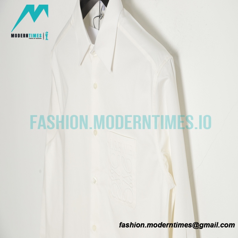 Loewe - Anagram High Frequency Embossed Pocket Shirt