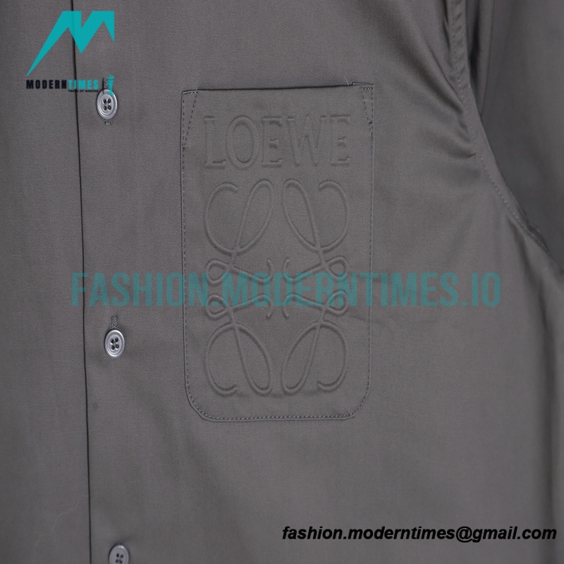 Loewe - Anagram High Frequency Embossed Pocket Shirt