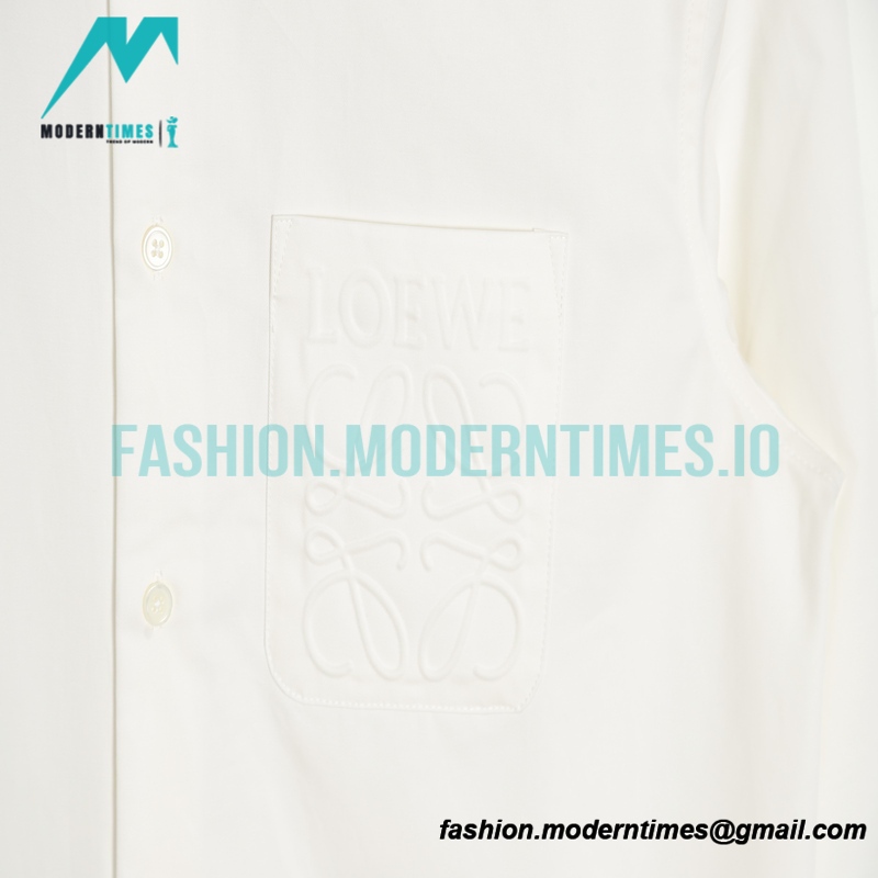 Loewe - Anagram High Frequency Embossed Pocket Shirt