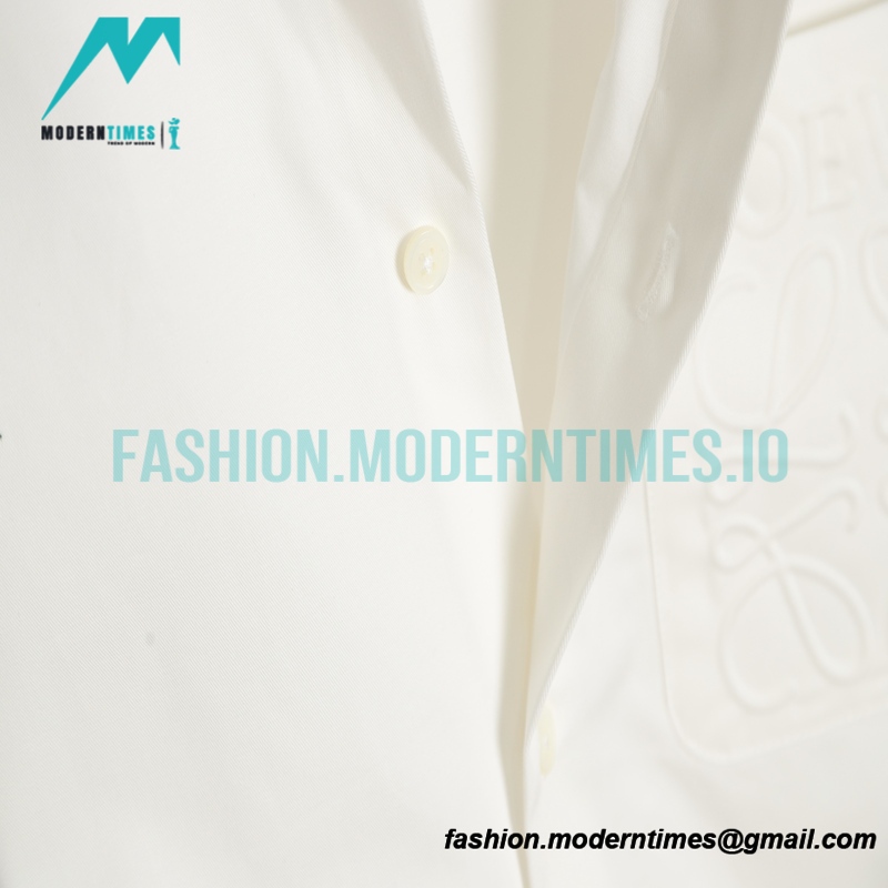 Loewe - Anagram High Frequency Embossed Pocket Shirt