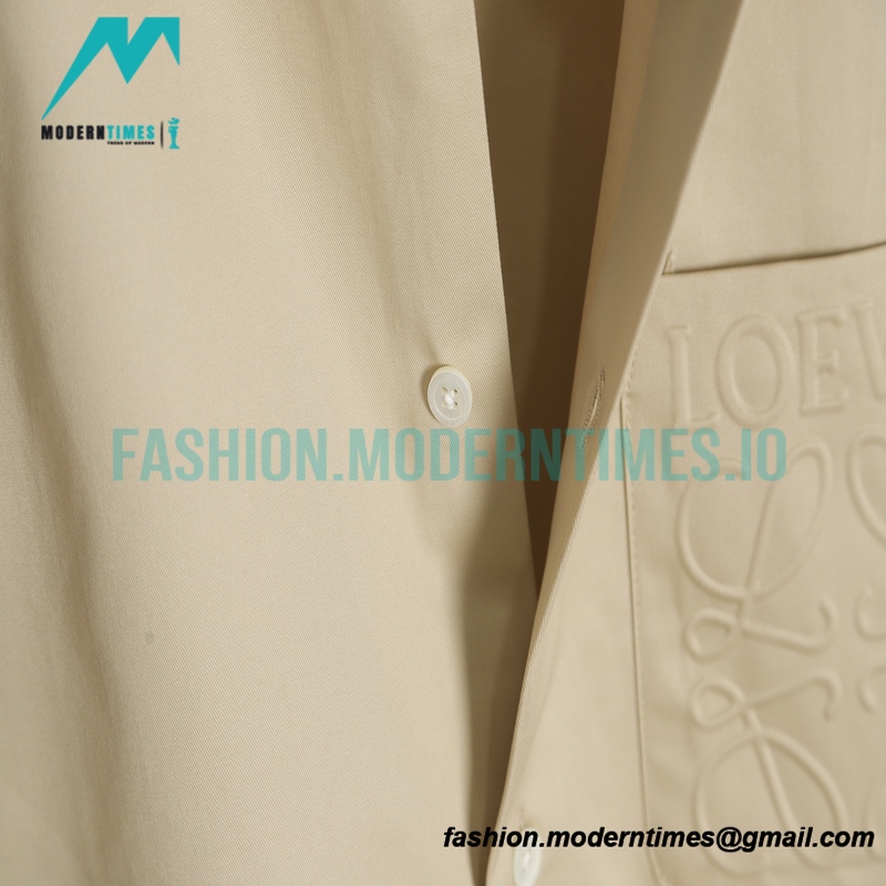 Loewe - Anagram High Frequency Embossed Pocket Shirt
