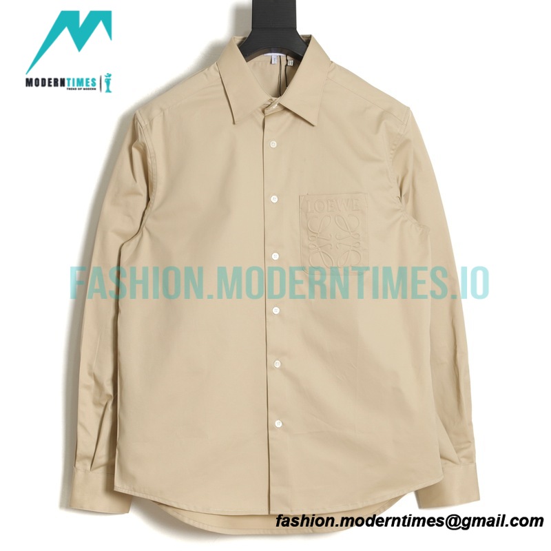 Loewe - Anagram High Frequency Embossed Pocket Shirt