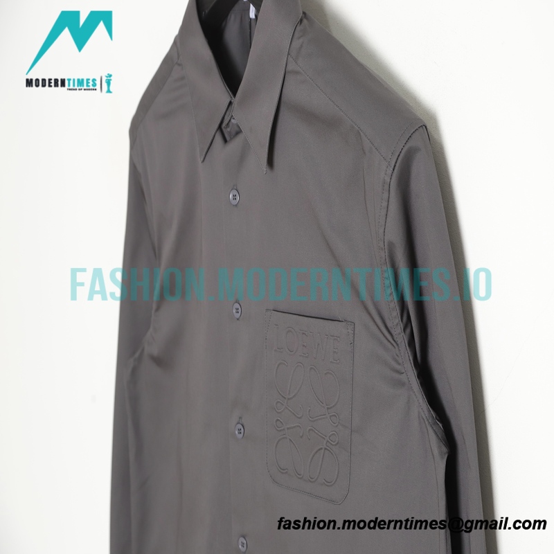 Loewe - Anagram High Frequency Embossed Pocket Shirt
