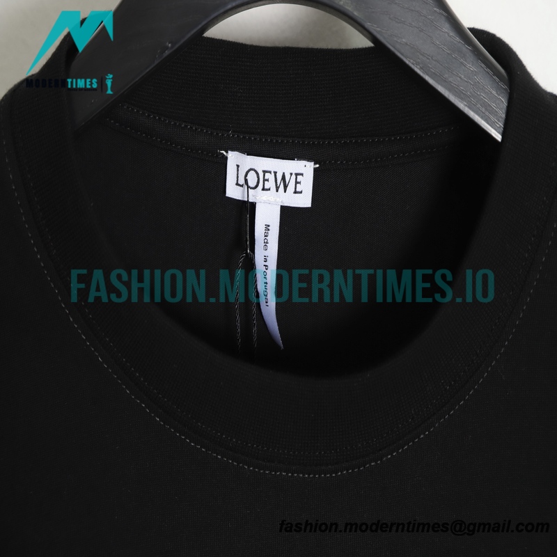 Loewe - 22SS Fake Pocket Four-leaf Clover Print Short-sleeved T-shirt