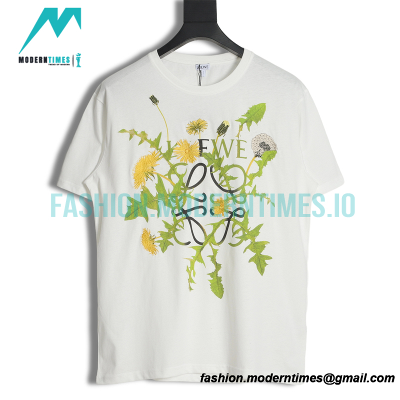 Loewe - 23SS Flower Short Sleeve T-shirt