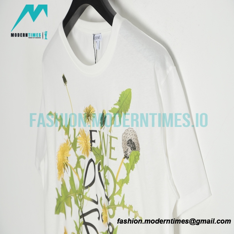 Loewe - 23SS Flower Short Sleeve T-shirt