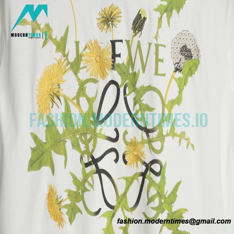 Loewe - 23SS Flower Short Sleeve T-shirt