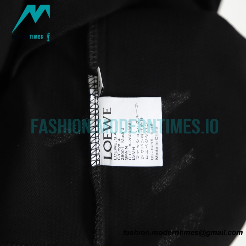 Loewe - 22ss Embroidered Logo Short Sleeve