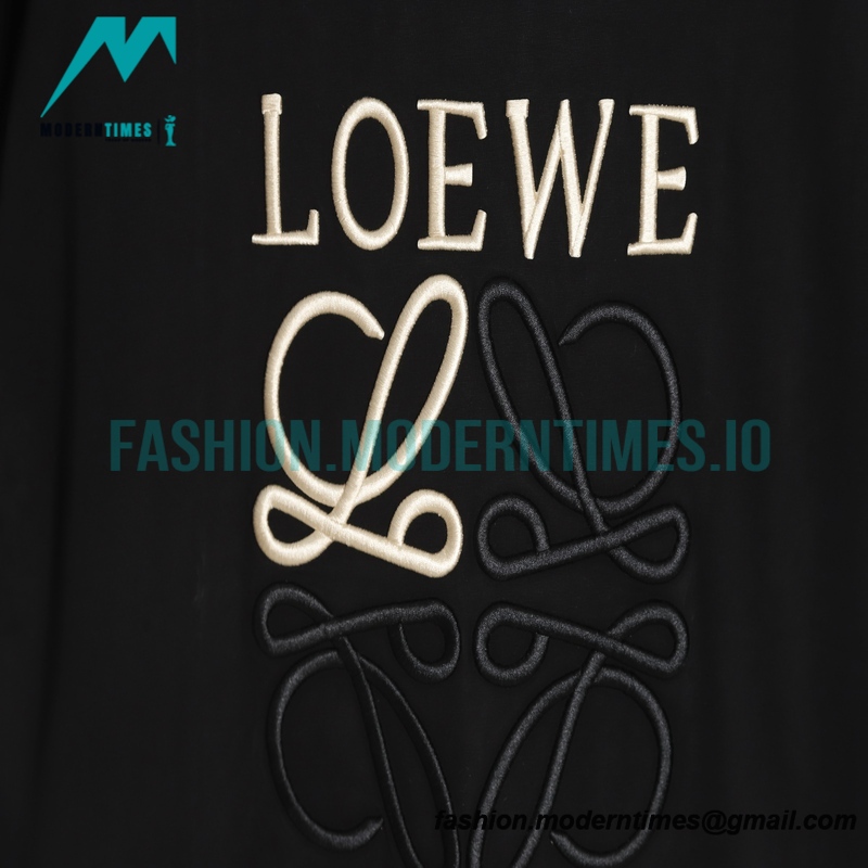 Loewe - 22ss Embroidered Logo Short Sleeve