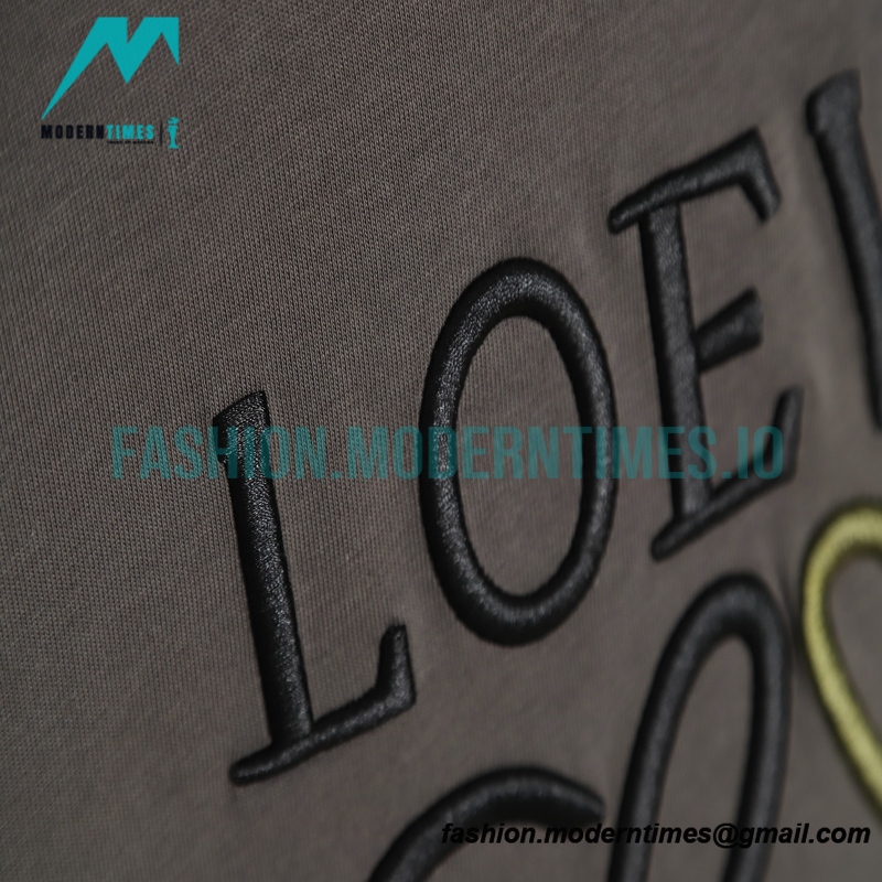 Loewe - 22ss Embroidered Logo Short Sleeve