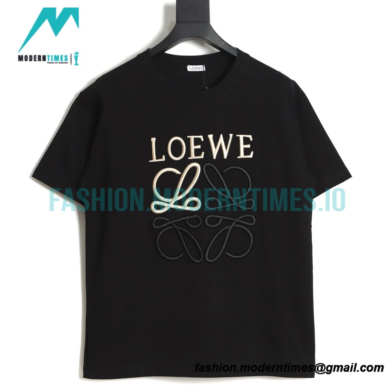 Loewe - 22ss Embroidered Logo Short Sleeve