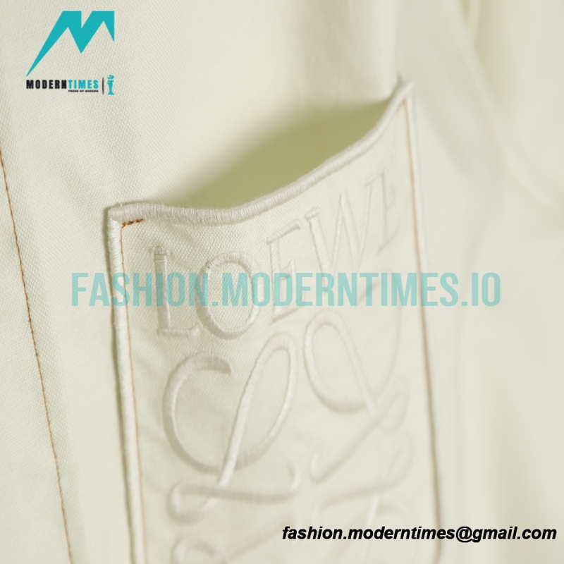 Loewe - 22FW Four-leaf Clover Pocket Long Shirt