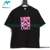 Loewe - 22SS Fluorescent Black Four-leaf Clover Short-sleeved T-shirt