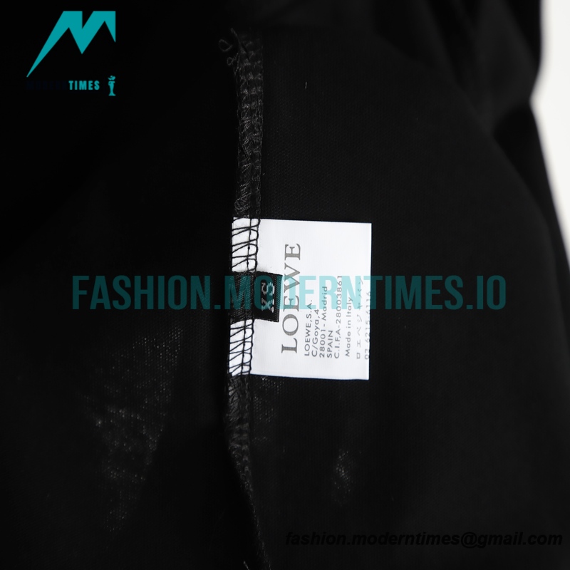 Loewe - Chest Color Logo Pattern Embroidery Short Sleeve