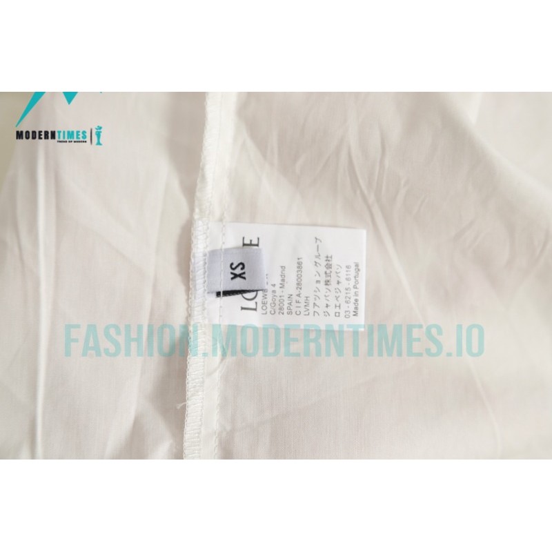 Loewe - Logo Three-dimensional Embroidered Long Sleeve Shirt