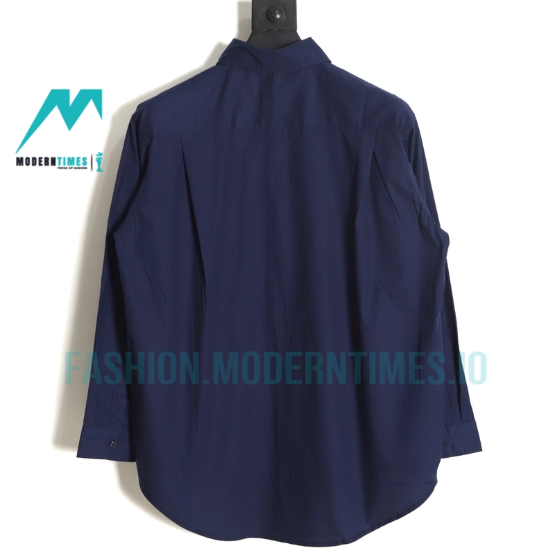 Loewe - Logo Three-dimensional Embroidered Long Sleeve Shirt