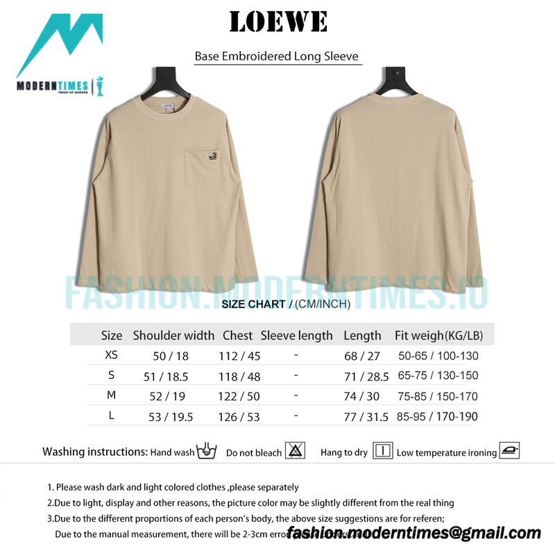 Loewe - Base Embroidered Long Sleeve