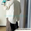 Loewe - 23SS Irregular Solid Color Long Sleeve Shirt