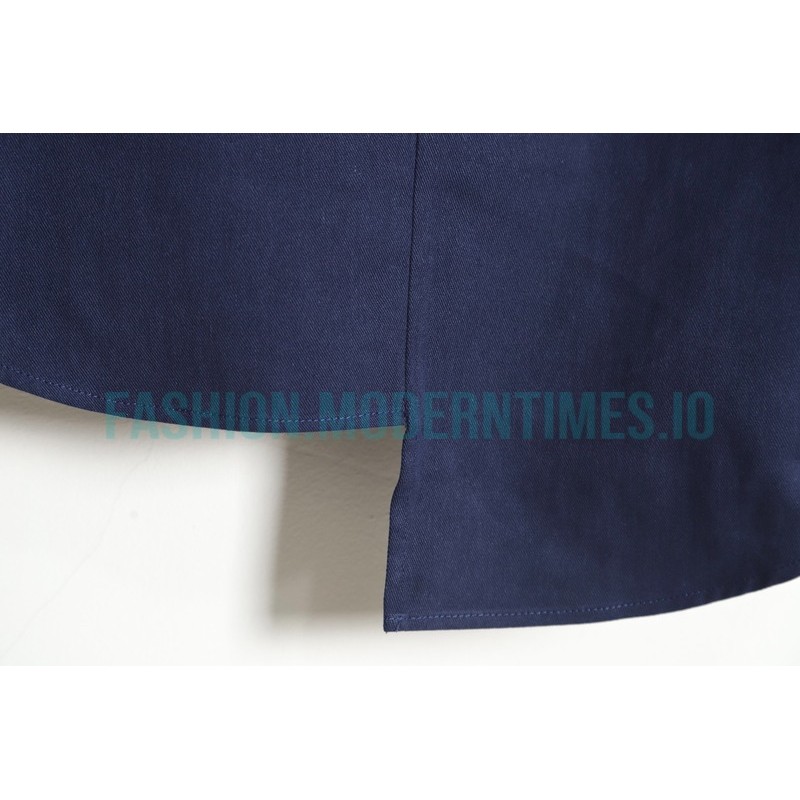 Loewe - 23SS Irregular Solid Color Long Sleeve Shirt
