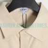 Loewe - 23SS Irregular Solid Color Long Sleeve Shirt
