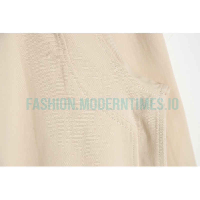 Loewe - 23SS Irregular Solid Color Long Sleeve Shirt