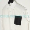 Loewe - Leather Label Pocket Embroidered Shirt With Long Sleeves