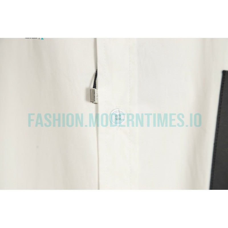 Loewe - Leather Label Pocket Embroidered Shirt With Long Sleeves
