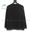 Loewe - 23FW Bright Thread Color Contrast Four-leaf Clover Embroidery Long Sleeve T-shirt