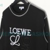 Loewe - 23FW Bright Thread Color Contrast Four-leaf Clover Embroidery Long Sleeve T-shirt