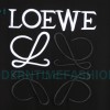 Loewe - 23FW Bright Thread Color Contrast Four-leaf Clover Embroidery Long Sleeve T-shirt