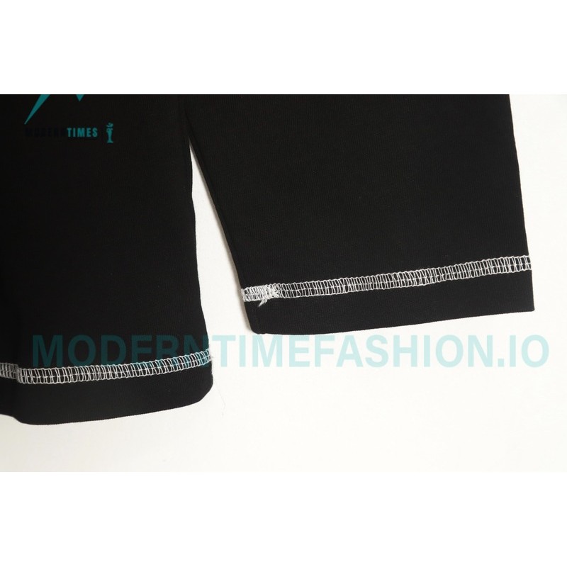 Loewe - 23FW Bright Thread Color Contrast Four-leaf Clover Embroidery Long Sleeve T-shirt
