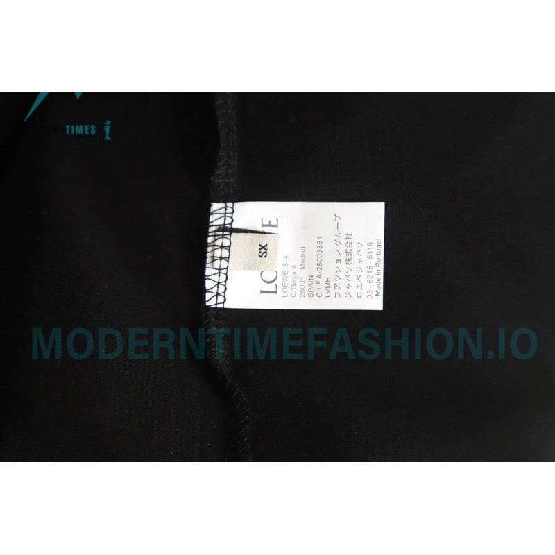 Loewe - 23FW Bright Thread Color Contrast Four-leaf Clover Embroidery Long Sleeve T-shirt