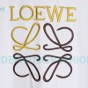 Loewe - 23FW Bright Thread Color Contrast Four-leaf Clover Embroidery Long Sleeve T-shirt