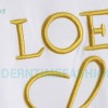 Loewe - 23FW Bright Thread Color Contrast Four-leaf Clover Embroidery Long Sleeve T-shirt