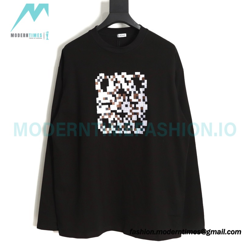 Loewe - Logo Embroidery Mosaic Long Sleeve