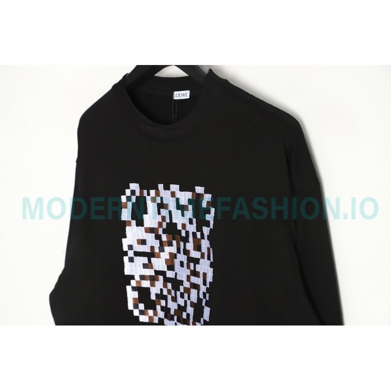 Loewe - Logo Embroidery Mosaic Long Sleeve